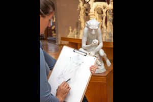 Zeichenkurs im Museum
